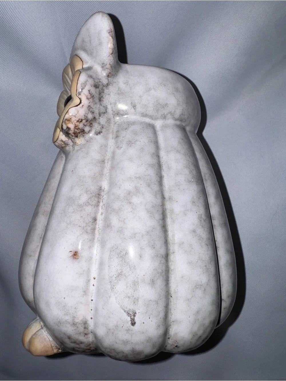 Ceramic Owl Planter in Cream